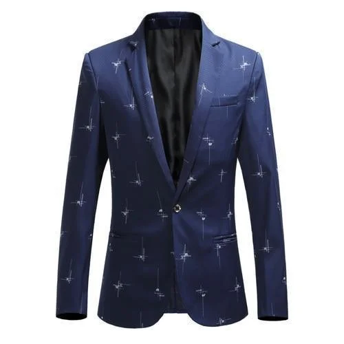 Flash discounts on men’s clothing – Don’t miss out! Men Blazer - Blazer With White Prints Flash discounts on men’s clothing – Don’t miss out! Men Blazer - Blazer With White Prints