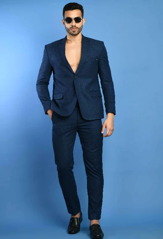 Get ready for the season with exclusive savings on trendy clothes. Men's Charming Navy Blue Suit Set Get ready for the season with exclusive savings on trendy clothes. Men's Charming Navy Blue Suit Set