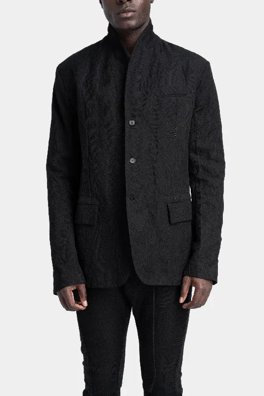Exclusive offers on the latest clothing styles for men .  Metal thread blazer