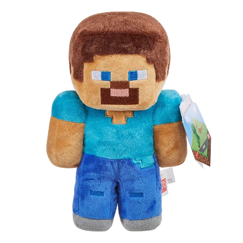 Fluffy and warm toy companionsMinecraft Steve Plush - 8 Inches - Mattel