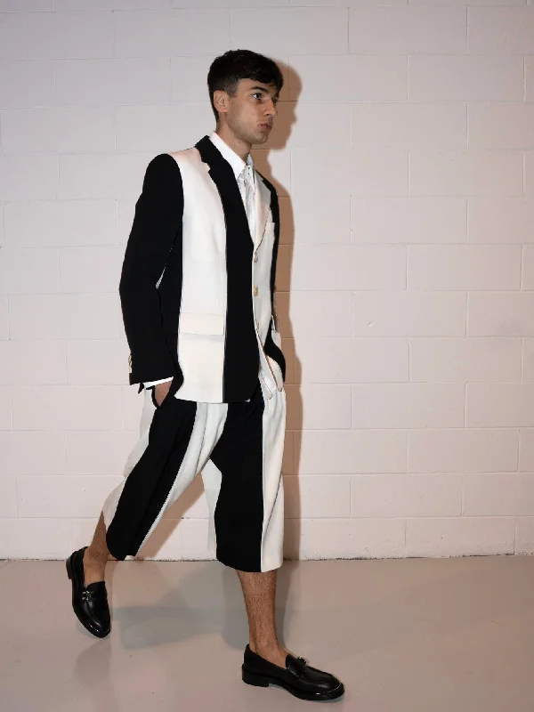 Shop stylish men’s clothing and enjoy amazing discounts.  Black And White Blazer