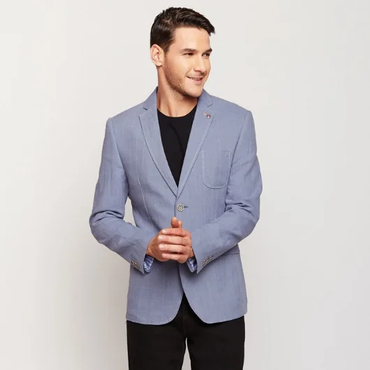 Don’t miss these deals – men’s fashion essentials for less. Light Blue Checks Linen Blazer Don’t miss these deals – men’s fashion essentials for less. Light Blue Checks Linen Blazer