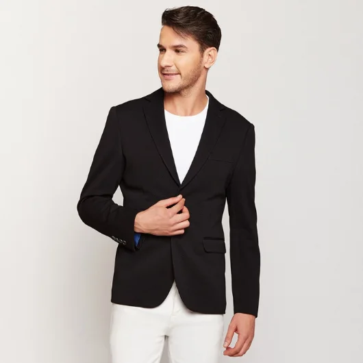 Seasonal sale  Midnight Blue Knit Blazer