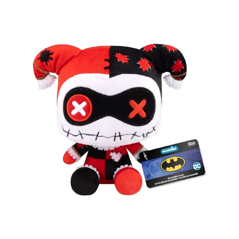 Cheerful and happy stuffed figuresPatchwork Harley Quinn 7" Funko Plush - DC Comics
