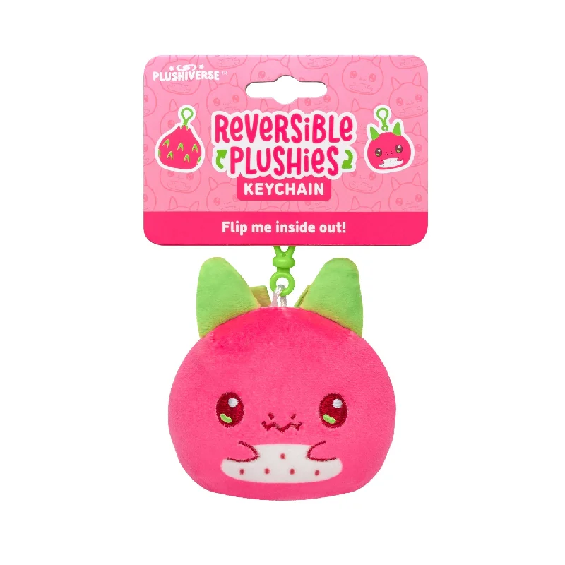 Enchanting and magical plush dollsPlushiverse Dragonfruit Reversible Plushie Keychain