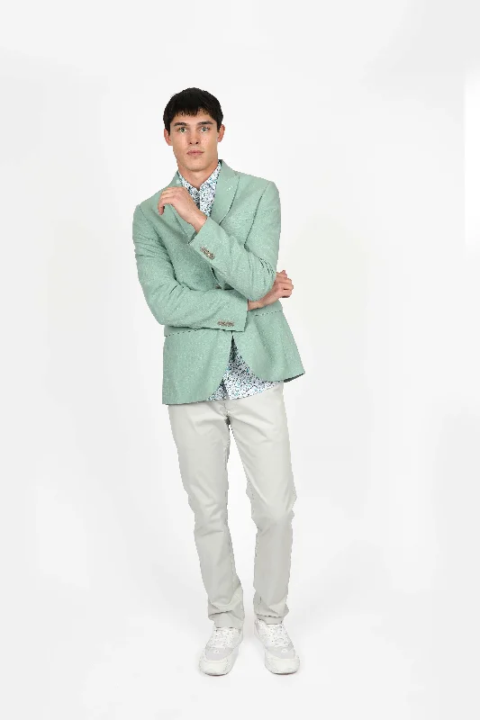 Refresh your wardrobe with the best deals on men's fashion. Leek Patch Pocket Linen Blazer Refresh your wardrobe with the best deals on men's fashion. Leek Patch Pocket Linen Blazer