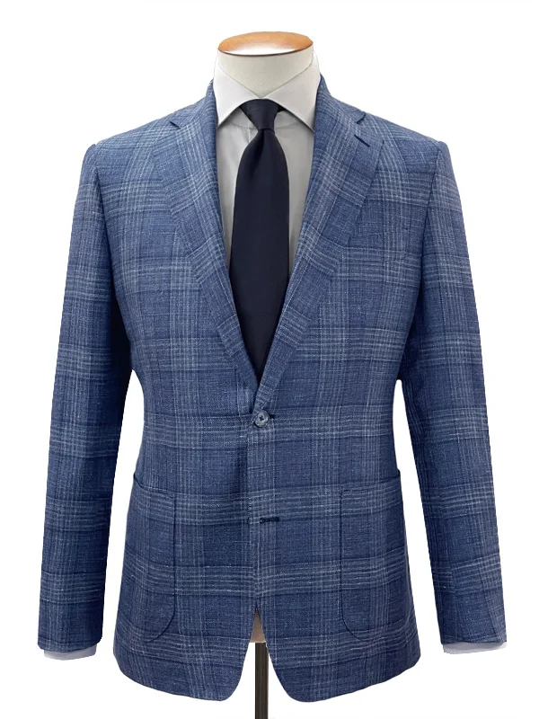 Huge deals on men’s clothing – Limited-time only! Scala Blazer - Indigo Tonal Overcheck Huge deals on men’s clothing – Limited-time only! Scala Blazer - Indigo Tonal Overcheck