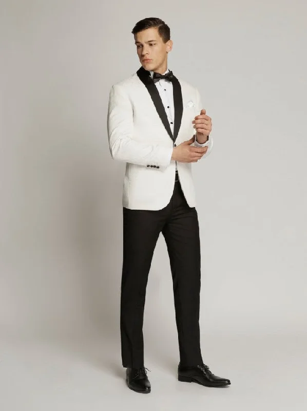 Shop the best clothing sales of the year! Scuzzatti Ivory Paisley Patterned Dinner Jacket P2056 Shop the best clothing sales of the year! Scuzzatti Ivory Paisley Patterned Dinner Jacket P2056
