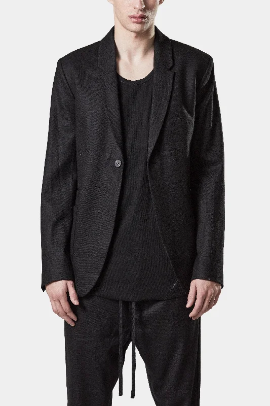 Upgrade your wardrobe with stylish men's apparel – now on sale! Single button wool blazer Upgrade your wardrobe with stylish men's apparel – now on sale! Single button wool blazer