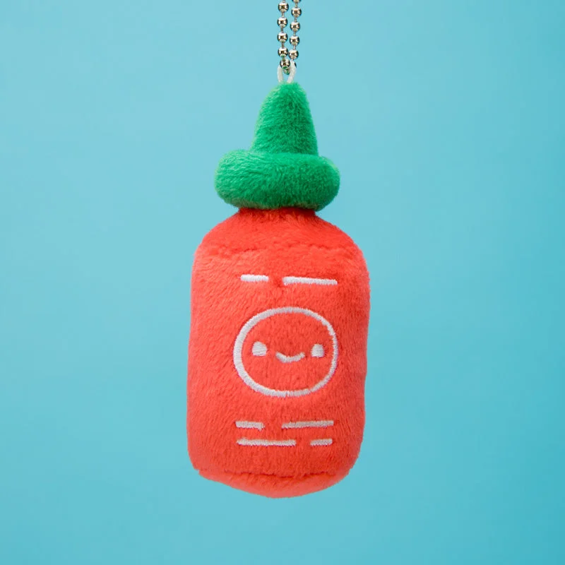 Endearing and lovable stuffed toysSriracha Plush Charm Keychain
