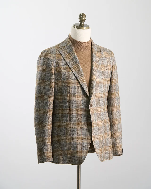 Shop affordable clothing for all occasions – Butterscotch Check 'Perfect Fit' Soft Wool Sport Jacket Shop affordable clothing for all occasions – Butterscotch Check 'Perfect Fit' Soft Wool Sport Jacket