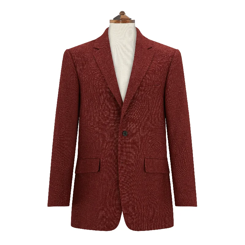 Save on stylish, high-quality clothing for every occasion – William Dark Pink Hopsack Jacket Save on stylish, high-quality clothing for every occasion – William Dark Pink Hopsack Jacket