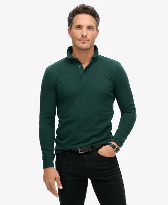 Shop online now for exclusive savings on men’s clothing. Long Sleeve Pique Polo in Forest Shop online now for exclusive savings on men’s clothing. Long Sleeve Pique Polo in Forest