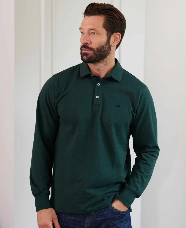 Exclusive offers on the latest clothing styles for men . Dark Green Long Sleeve Polo Shirt Exclusive offers on the latest clothing styles for men . Dark Green Long Sleeve Polo Shirt
