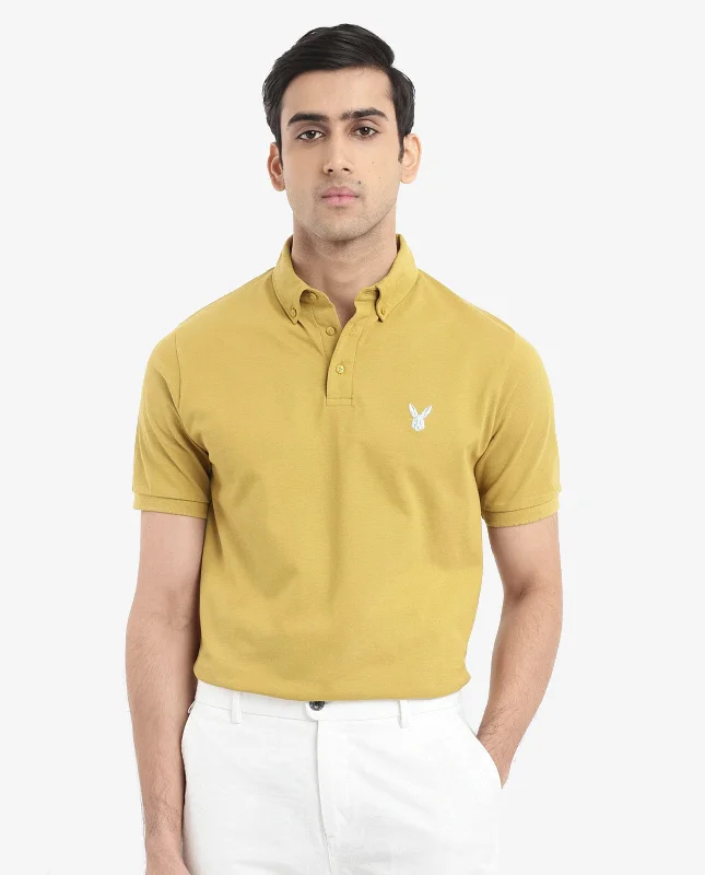 Get men’s fashion for less – shop the best deals of the year. Rare Rabbit Men's Face Dusky Yellow Cotton Fabric Short Sleeves Button Down Collar Embroidered Logo Regular Fit Plain Polo T-Shirt Get men’s fashion for less – shop the best deals of the year. Rare Rabbit Men's Face Dusky Yellow Cotton Fabric Short Sleeves Button Down Collar Embroidered Logo Regular Fit Plain Polo T-Shirt