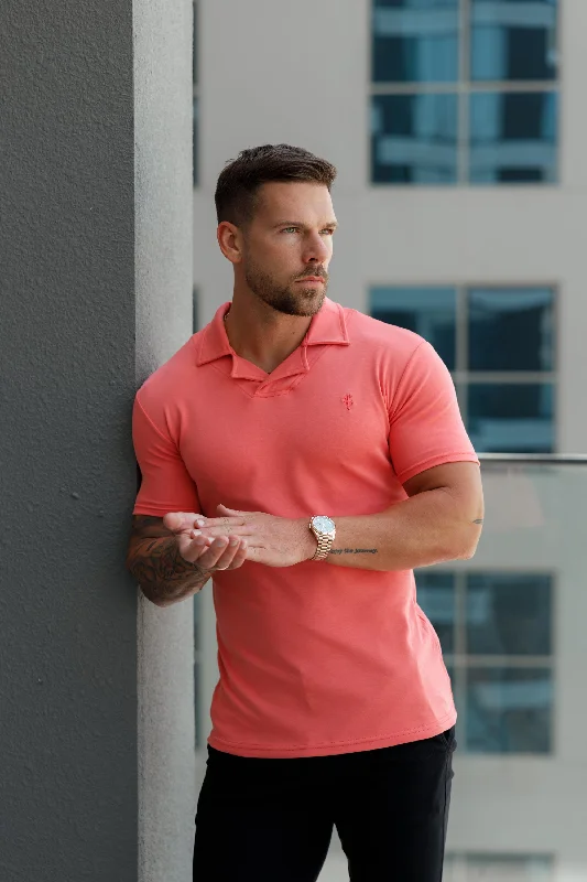 Shop men’s clothing for all seasons – Save big today! Father Sons Classic Coral Polo Shirt With Revere Collar - FSH1066 Shop men’s clothing for all seasons – Save big today! Father Sons Classic Coral Polo Shirt With Revere Collar - FSH1066