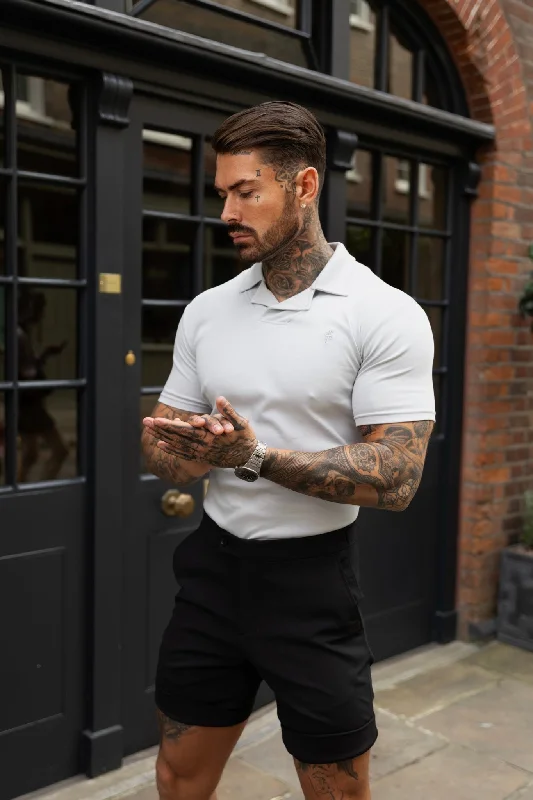 Exclusive offers on men’s wardrobe essentials – save more now! Father Sons Classic Light Grey Polo Shirt With Revere Collar - FSH1063 Exclusive offers on men’s wardrobe essentials – save more now! Father Sons Classic Light Grey Polo Shirt With Revere Collar - FSH1063