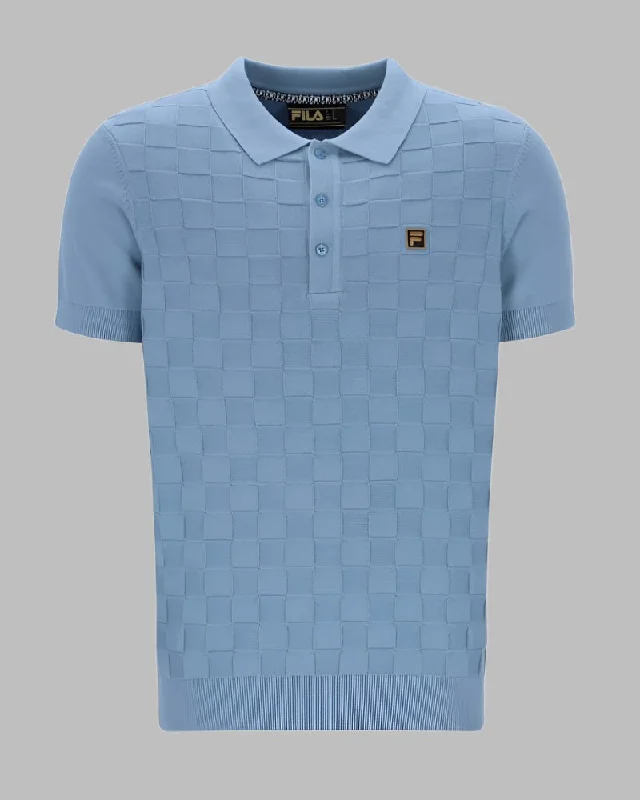 Limited-time offer – Shop top-rated clothing with massive discounts! FILA LUCIAN Square Knit Polo Faded Denim Limited-time offer – Shop top-rated clothing with massive discounts! FILA LUCIAN Square Knit Polo Faded Denim