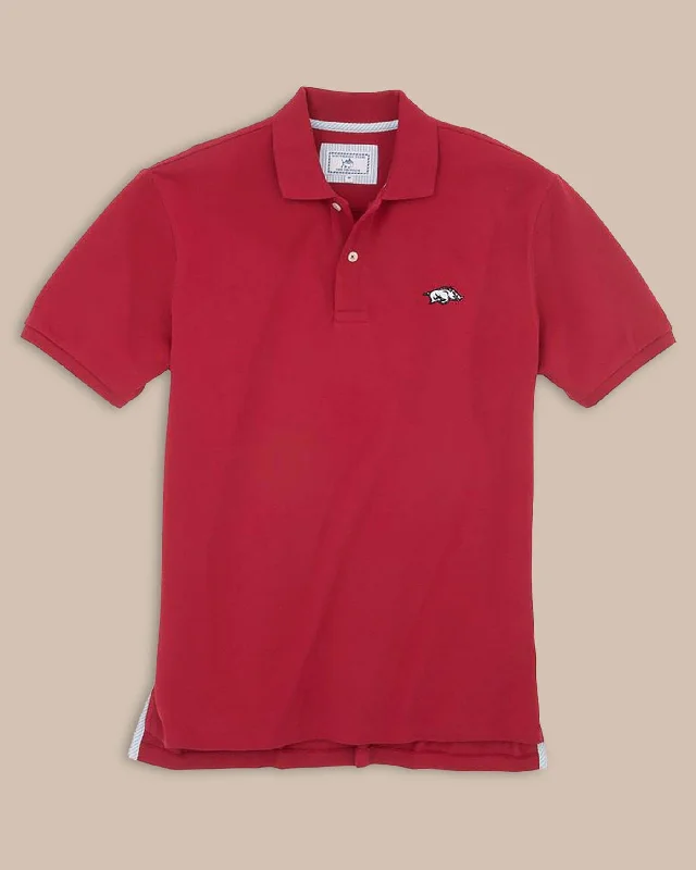 Get ready for your next season with amazing savings on all clothing. Arkansas Razorbacks Pique Polo Shirt Get ready for your next season with amazing savings on all clothing. Arkansas Razorbacks Pique Polo Shirt