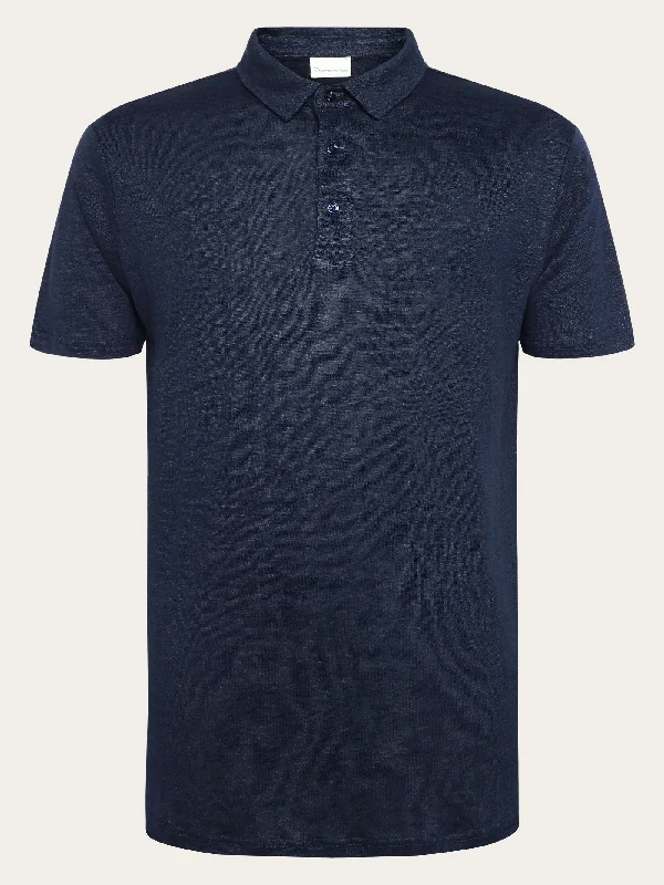 Final clearance: Men’s clothing items up to 70% off!  Linen polo - Total Eclipse