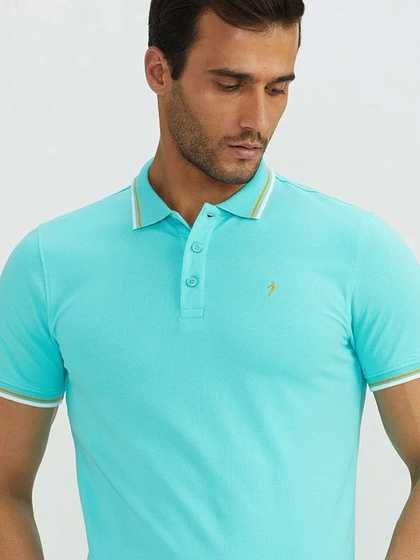 – Shop trendy clothing now.  Men Solid Polo T-Shirt