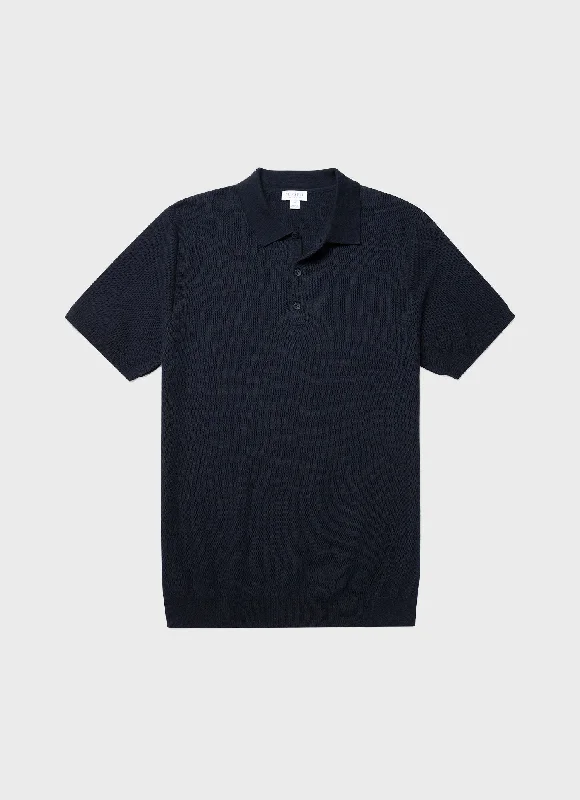 Shop the latest clothing deals – Huge discounts on fashion essentials! Men's Knit Polo Shirt in Navy Shop the latest clothing deals – Huge discounts on fashion essentials! Men's Knit Polo Shirt in Navy