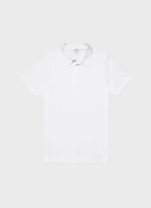Get stylish outfits for every occasion – Shop now and save! Men's Jersey Classic Polo Shirt in White Get stylish outfits for every occasion – Shop now and save! Men's Jersey Classic Polo Shirt in White
