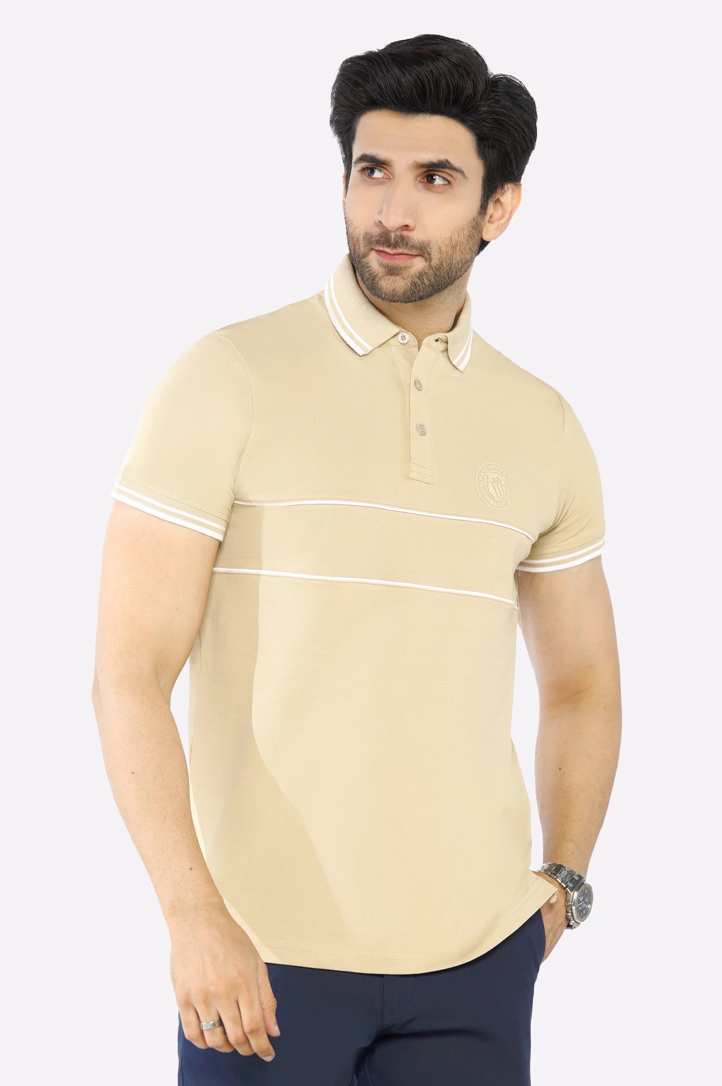 Save up to 60% on new arrivals in clothing – Shop now!  Jacquard Collar Polo