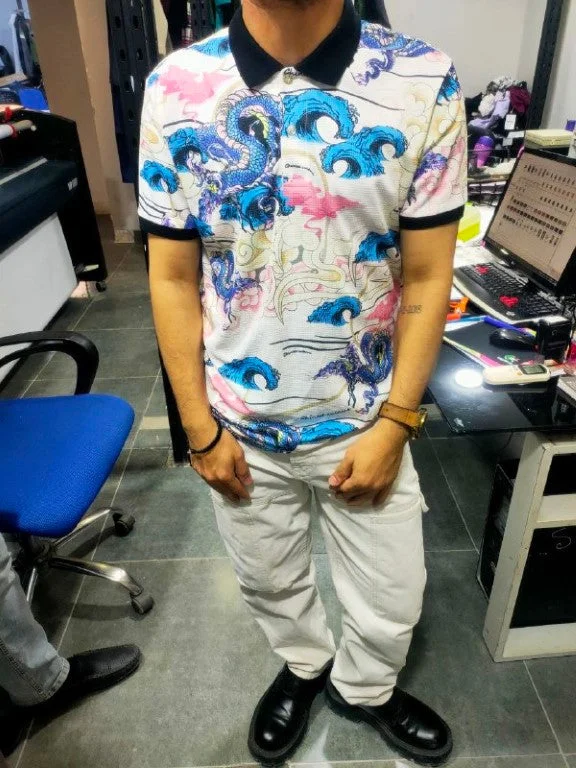 Shop the latest men’s styles at unbelievable prices. O198431 Printed Turn Down Polo T-Shirt - Multicolor Shop the latest men’s styles at unbelievable prices. O198431 Printed Turn Down Polo T-Shirt - Multicolor