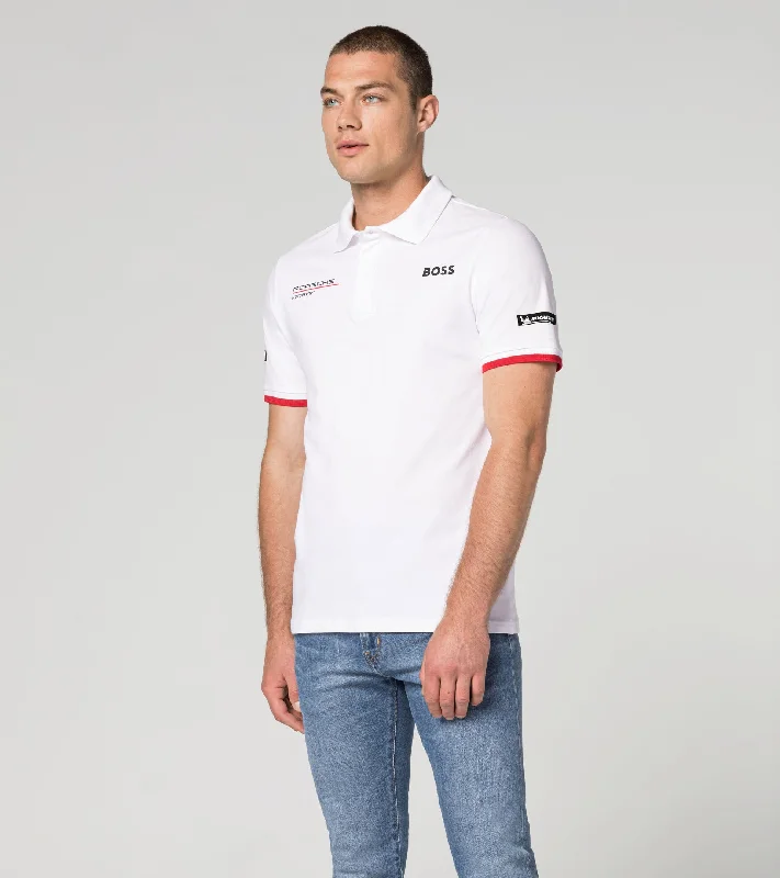 Shop stylish men’s clothing and enjoy amazing discounts. Porsche Men's Boss Polo (White) - Motorsport Shop stylish men’s clothing and enjoy amazing discounts. Porsche Men's Boss Polo (White) - Motorsport