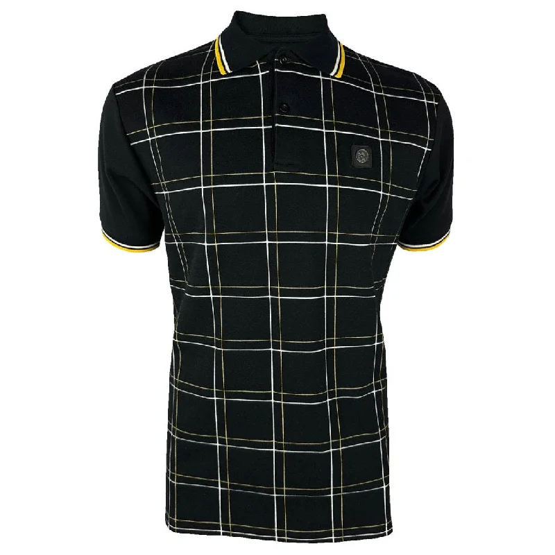 Huge savings on all categories of clothing – Shop our seasonal sale. Trojan Check Panel Polo Shirt Black Huge savings on all categories of clothing – Shop our seasonal sale. Trojan Check Panel Polo Shirt Black