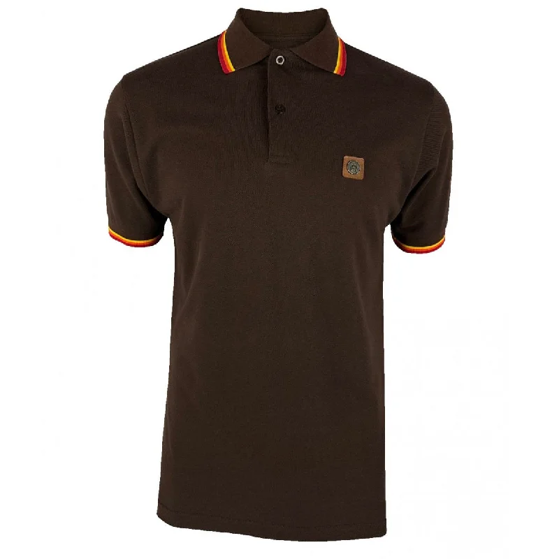 Shop the best fashion at prices you can’t beat. Trojan Triple Tipped Pique Polo Brown Shop the best fashion at prices you can’t beat. Trojan Triple Tipped Pique Polo Brown