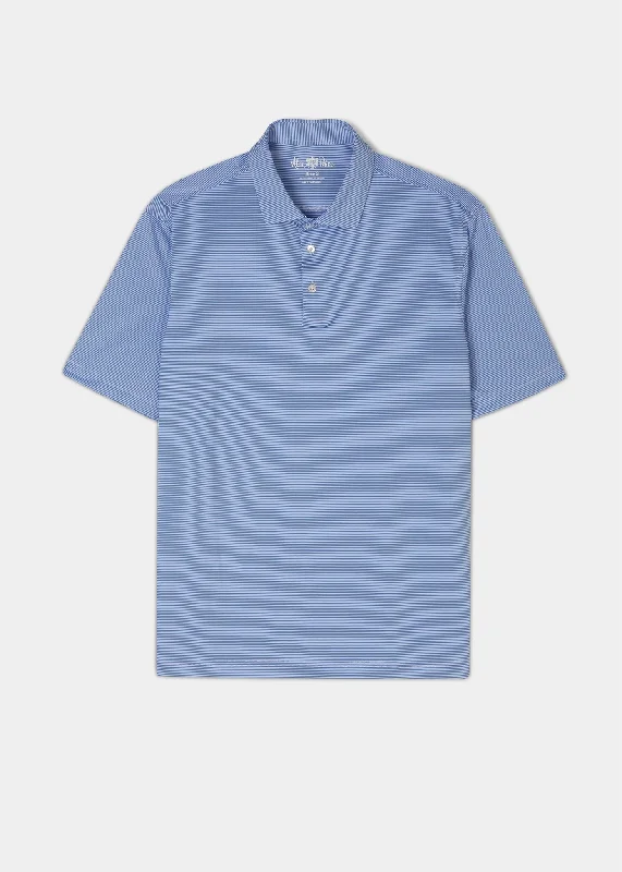 Get ready for the season with exclusive savings on trendy clothes. Waterbeach Striped Polo Shirt In Mid Blue - Sports Fit Get ready for the season with exclusive savings on trendy clothes. Waterbeach Striped Polo Shirt In Mid Blue - Sports Fit