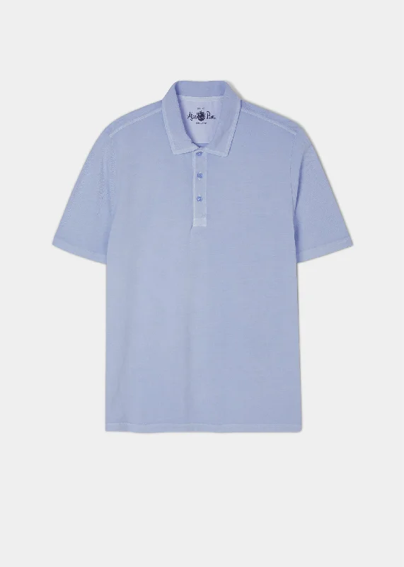 Shop affordable clothing for all occasions – Weymouth Washed Effect Polo Shirt In Light Blue Shop affordable clothing for all occasions – Weymouth Washed Effect Polo Shirt In Light Blue