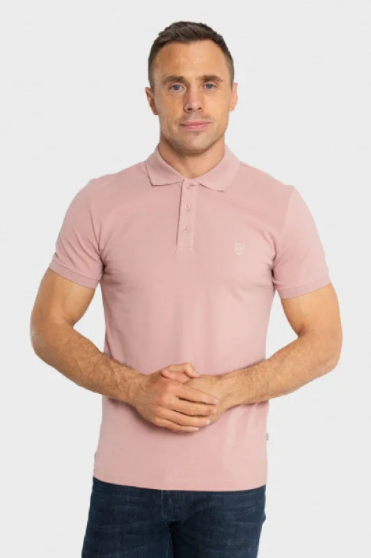 Shop smart, save big – men’s clothing sale on now!  Zebras Polo in Muted Rose