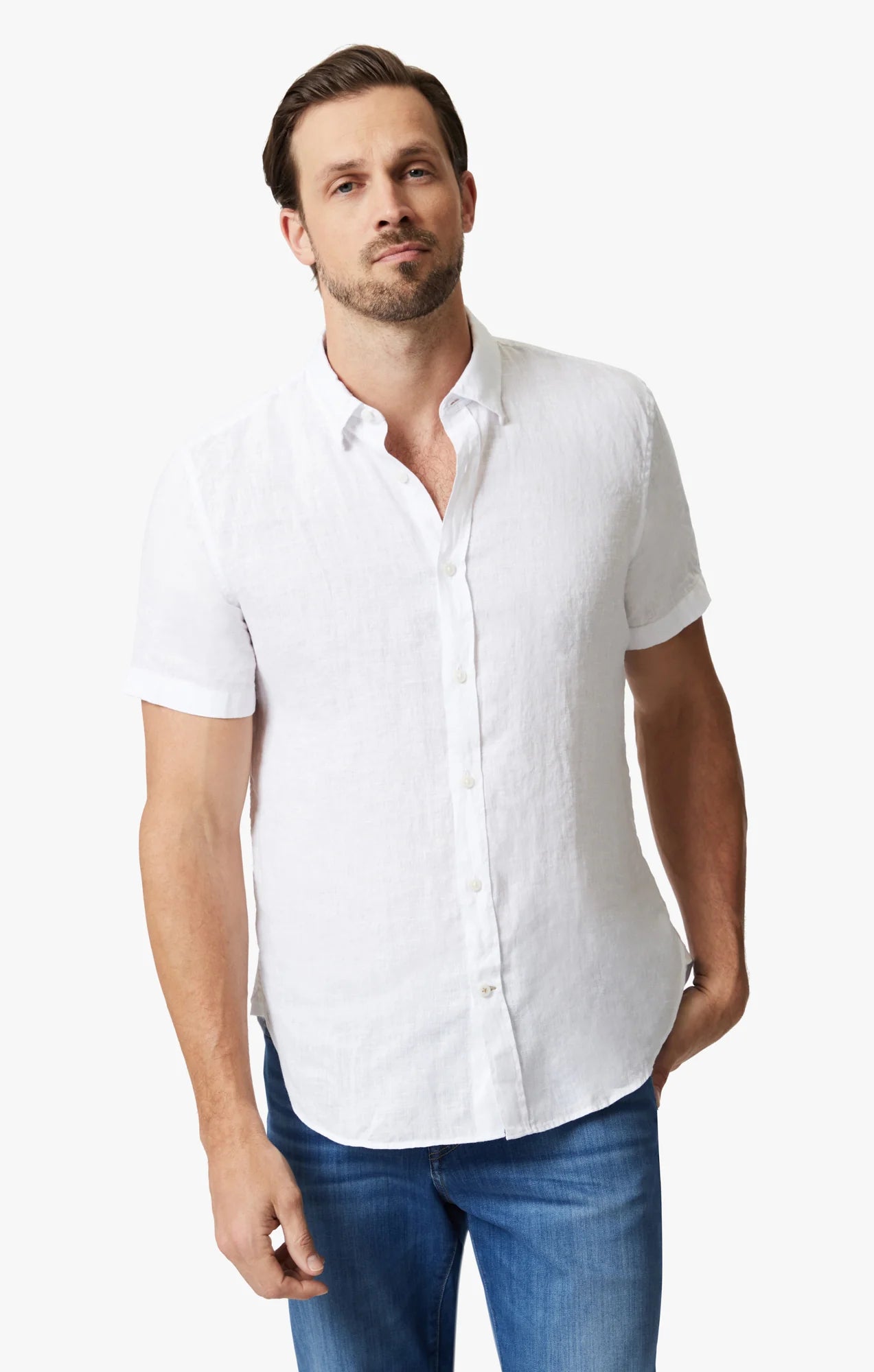 Shop the latest men’s styles at unbelievable prices. 34 HERITAGE | Linen Short Sleeve Shirt | Bright White Shop the latest men’s styles at unbelievable prices. 34 HERITAGE | Linen Short Sleeve Shirt | Bright White
