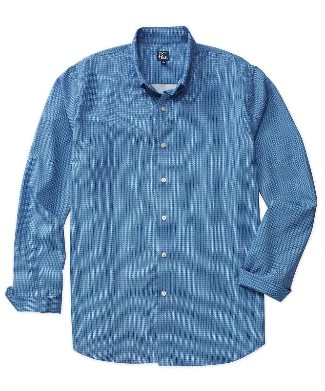 Limited-time offer! Westport No-Tuck Long-Sleeve Performance Stretch Diamond Print Sport Shirt Limited-time offer! Westport No-Tuck Long-Sleeve Performance Stretch Diamond Print Sport Shirt