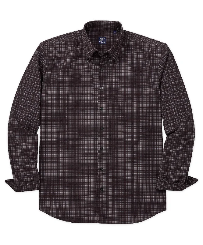 Upgrade your wardrobe with stylish men's apparel – now on sale! Westport No-Tuck Windowpane Plaid Long Sleeve Stretch Performance Sport Shirt Upgrade your wardrobe with stylish men's apparel – now on sale! Westport No-Tuck Windowpane Plaid Long Sleeve Stretch Performance Sport Shirt