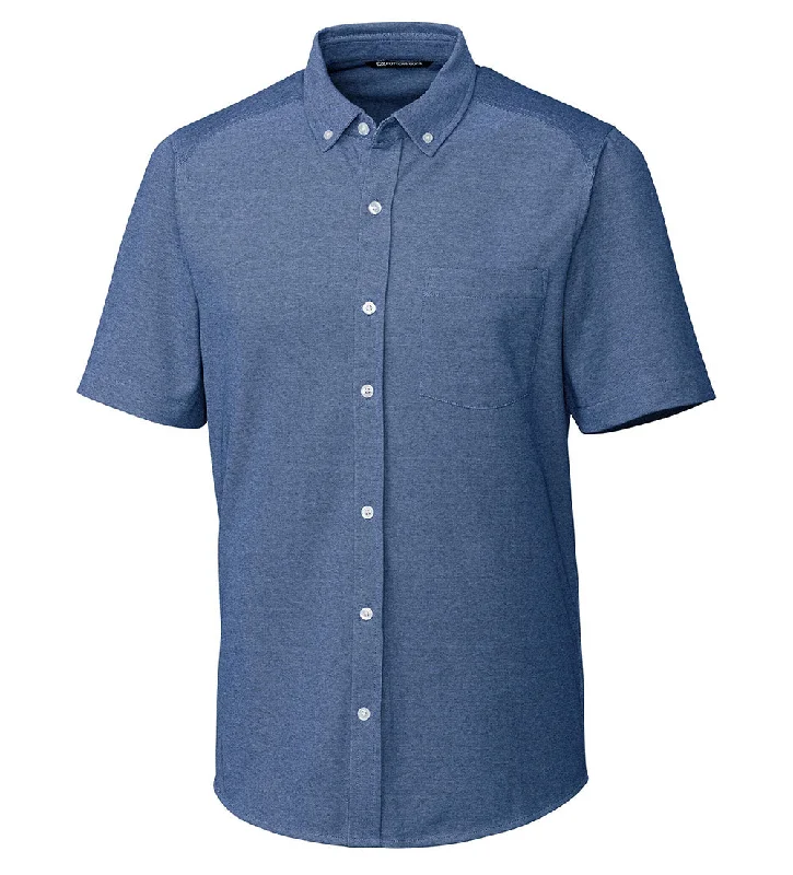 Don’t miss out – Limited-time   Cutter & Buck Reach Short Sleeve Oxford Sport Shirt
