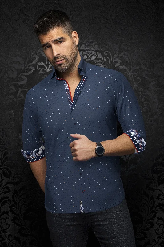 Big discounts – Shop now for amazing deals. Au Noir Stretch Shirt | Lanzani Navy Tobacco Big discounts – Shop now for amazing deals. Au Noir Stretch Shirt | Lanzani Navy Tobacco