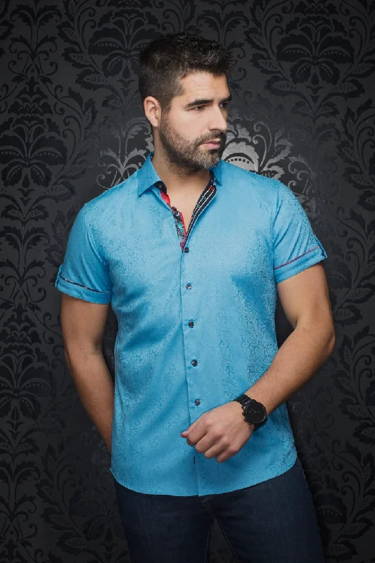 Get fresh fashion for less – Shop trendy clothing at discounted prices. Au Noir Stretch Short Sleeve Shirt | Donizetti Turquoise Get fresh fashion for less – Shop trendy clothing at discounted prices. Au Noir Stretch Short Sleeve Shirt | Donizetti Turquoise
