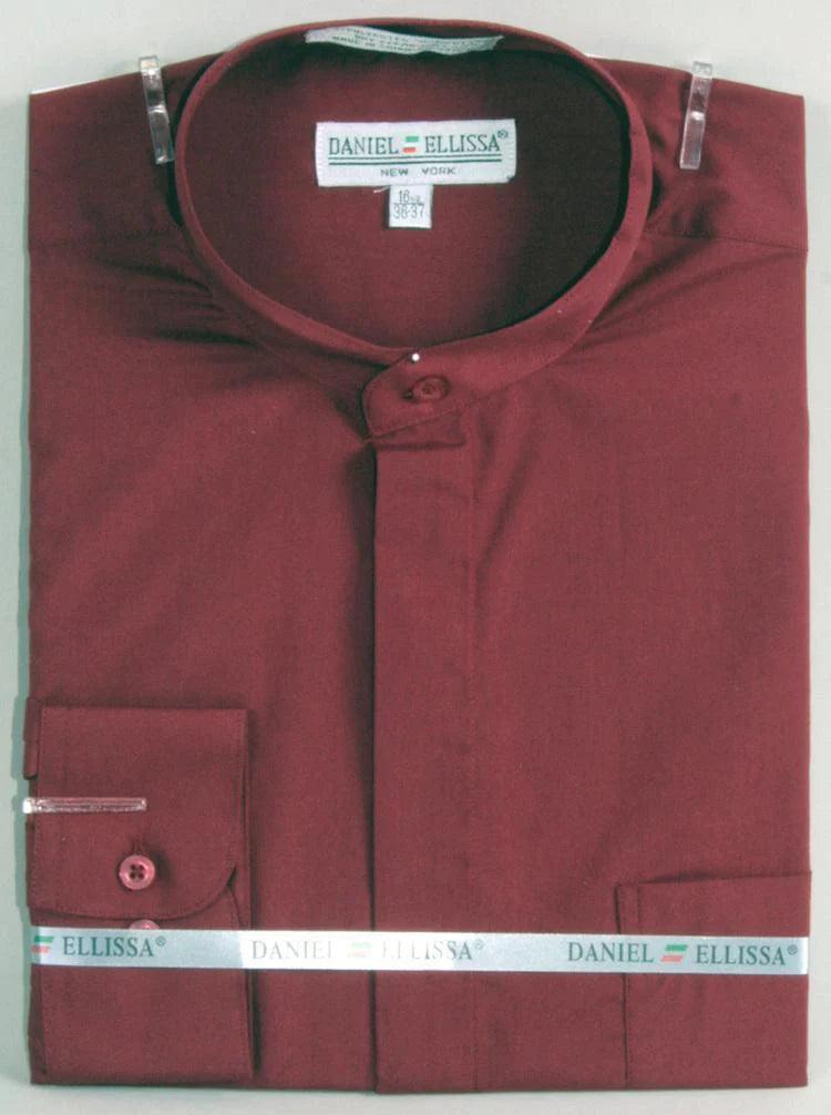 Shop affordable clothing for less – Big discounts online now. Banded Collar Dress Shirt, Burgundy Shop affordable clothing for less – Big discounts online now. Banded Collar Dress Shirt, Burgundy