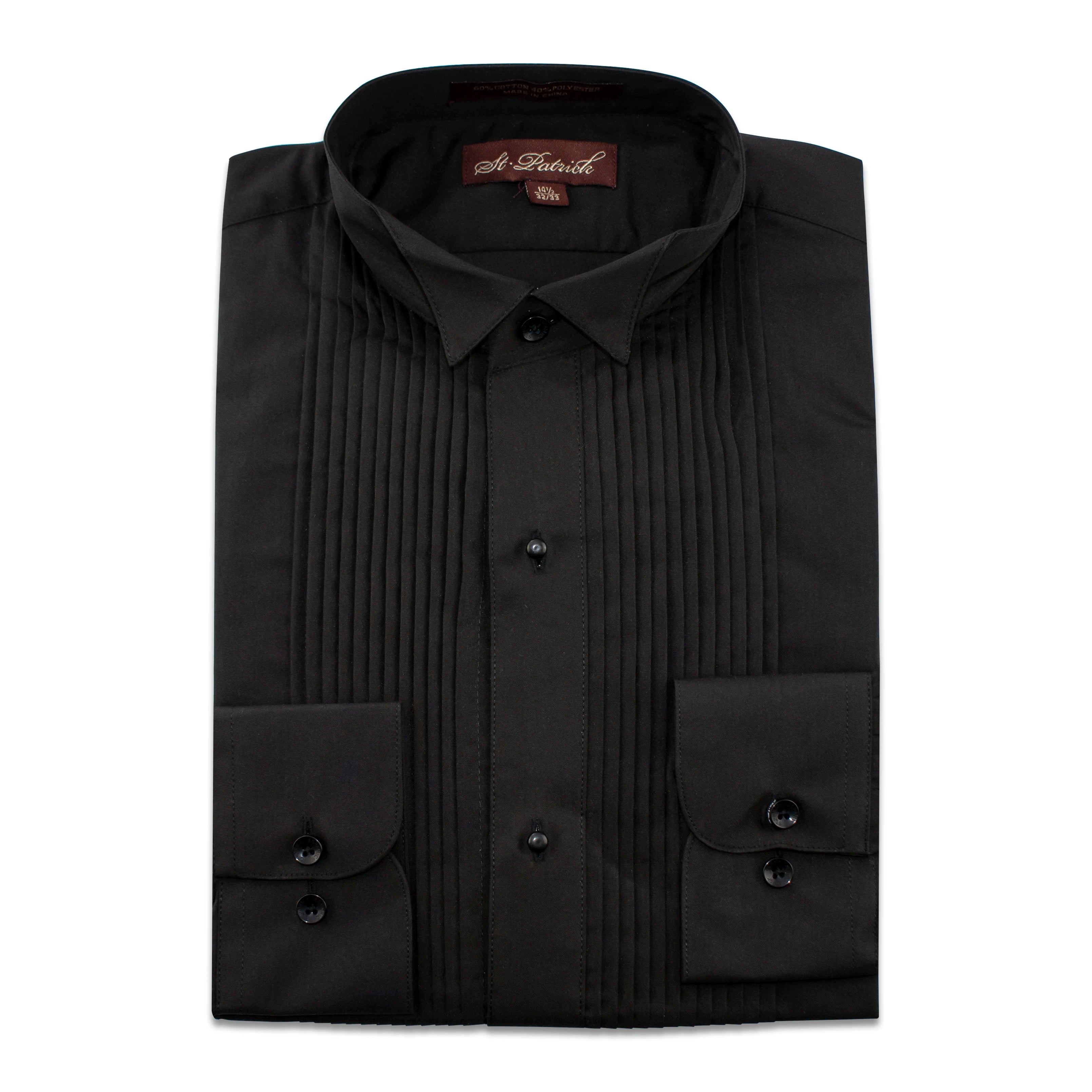 Last chance! Men’s clothing at unbeatable prices. Black Slim-Fit Tuxedo Dress Shirt With Wingtip Collar Last chance! Men’s clothing at unbeatable prices. Black Slim-Fit Tuxedo Dress Shirt With Wingtip Collar