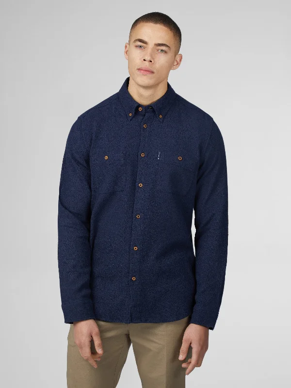Flash discounts on men’s clothing – Don’t miss out! Signature Boucle Shirt Shirt - Dark Navy Flash discounts on men’s clothing – Don’t miss out! Signature Boucle Shirt Shirt - Dark Navy
