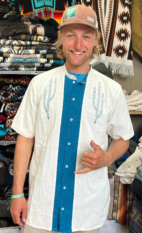 Best deals fashion – Don’t miss the latest clothing discounts. Cactus Azul Men’s Camisa Best deals fashion – Don’t miss the latest clothing discounts. Cactus Azul Men’s Camisa