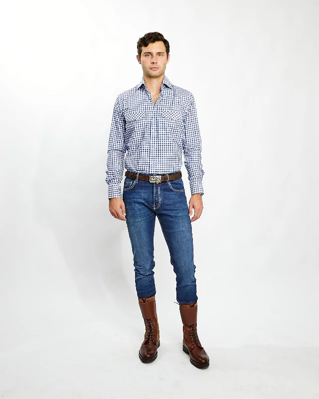 Don’t miss out – huge discounts on men’s trendy styles. Kacey Shirt in Blue Buffalo Check Don’t miss out – huge discounts on men’s trendy styles. Kacey Shirt in Blue Buffalo Check
