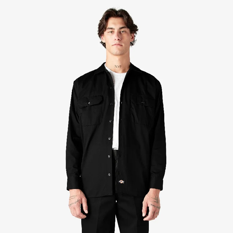 Shop now for the latest fashion trends and enjoy special promotions! Dickies Men's Long Sleeve Button-Down Work Shirt Shop now for the latest fashion trends and enjoy special promotions! Dickies Men's Long Sleeve Button-Down Work Shirt