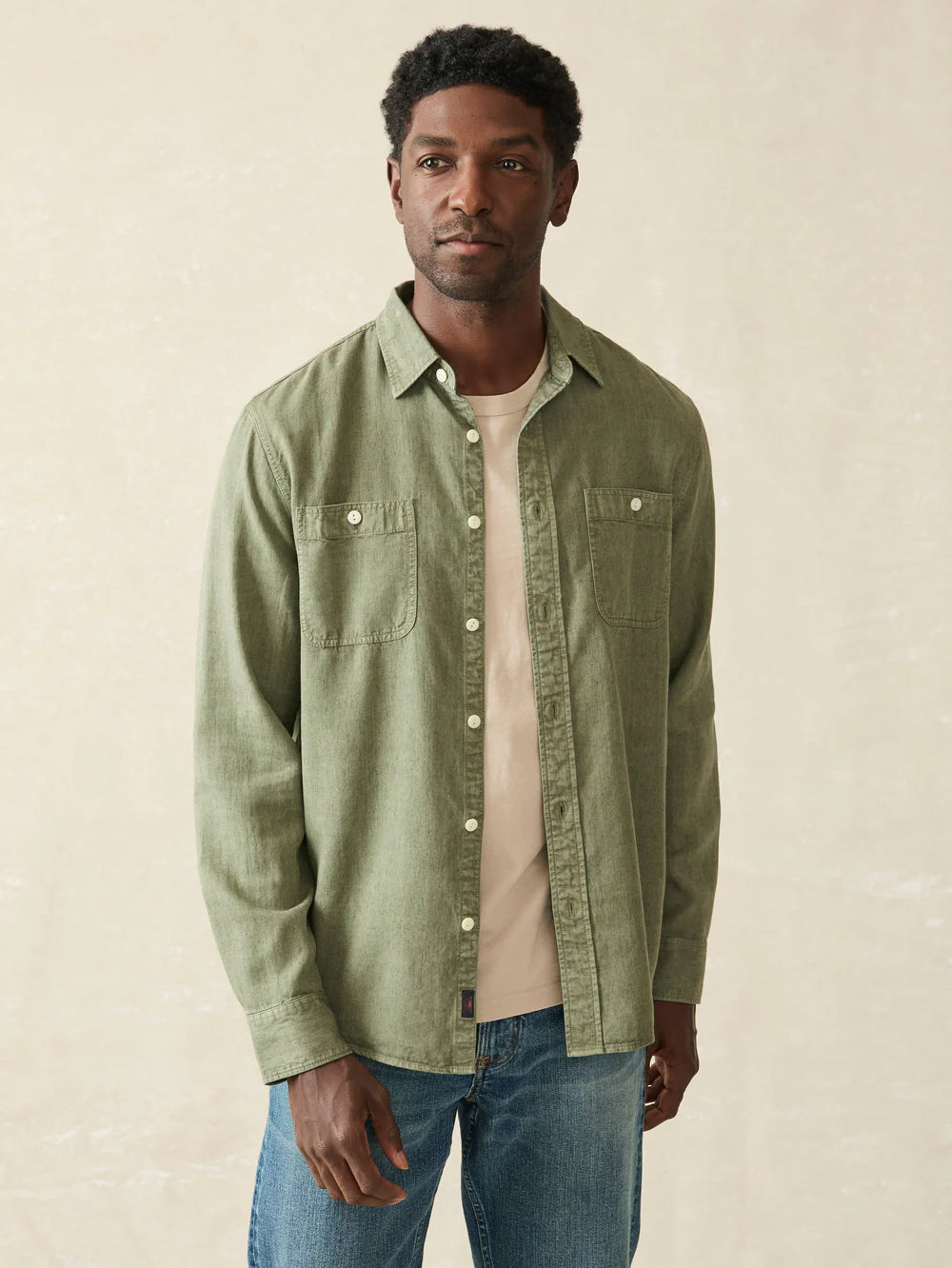 Enjoy exclusive discounts.  The Tried And True Chambray Workshirt