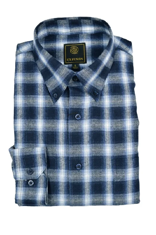 Shop stylish, comfortable men’s clothing at discounted prices. FX Fusion Navy Multi Plaid Button Down Flannel Shirt Shop stylish, comfortable men’s clothing at discounted prices. FX Fusion Navy Multi Plaid Button Down Flannel Shirt