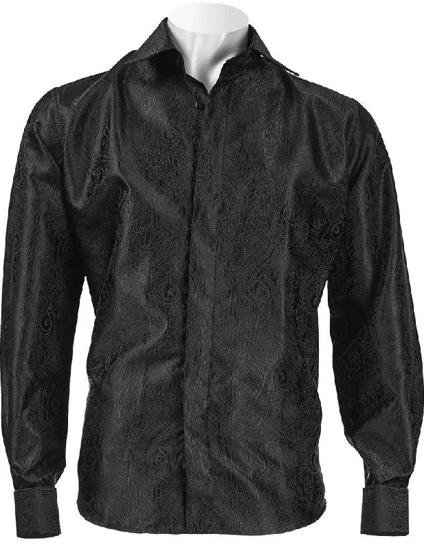 Shop the ultimate men’s clothing sale – incredible prices on your favorite styles. Long Sleeve Black Paisley Jacquard Shirt Shop the ultimate men’s clothing sale – incredible prices on your favorite styles. Long Sleeve Black Paisley Jacquard Shirt